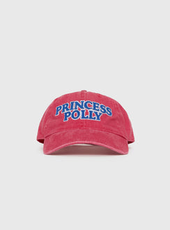Princess Polly Dad Cap Red