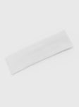 The Juney Headband White