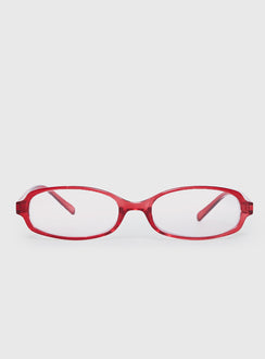 Take A Peek Glasses Red