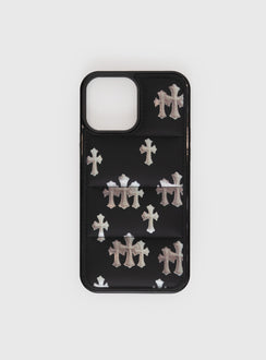Federica iPhone Case Black