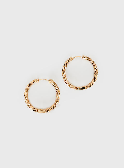 Boys Earrings Gold