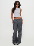 Terrance Baggy Pant Grey Stripe