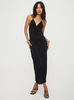 product Princess Polly Crew Neck  Chantria Maxi Dress Black