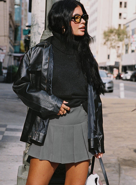 product Cartwright Mini Skirt Charcoal Princess Polly  Mini Skirts 