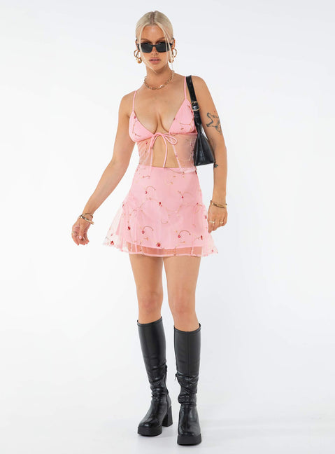 product Princess Polly Sleeveless Square Neck  Rosen Top Pink Floral