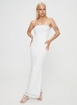 product Princess Polly Crew Neck  Lavelle Strapless Maxi Dress White