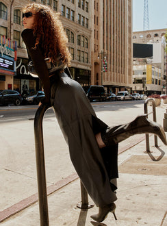 product Giacini Faux Leather Maxi Skirt Black Princess Polly  Maxi 