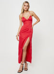 product Princess Polly Crew Neck  Chambers Maxi Dress Red