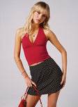 Whimsy Halter Top Red