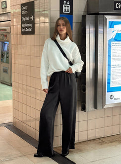 product Princess Polly High Waisted Pants  Nixie Pants Black