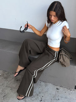 Kennah Weite Jogginghose Eisengrau