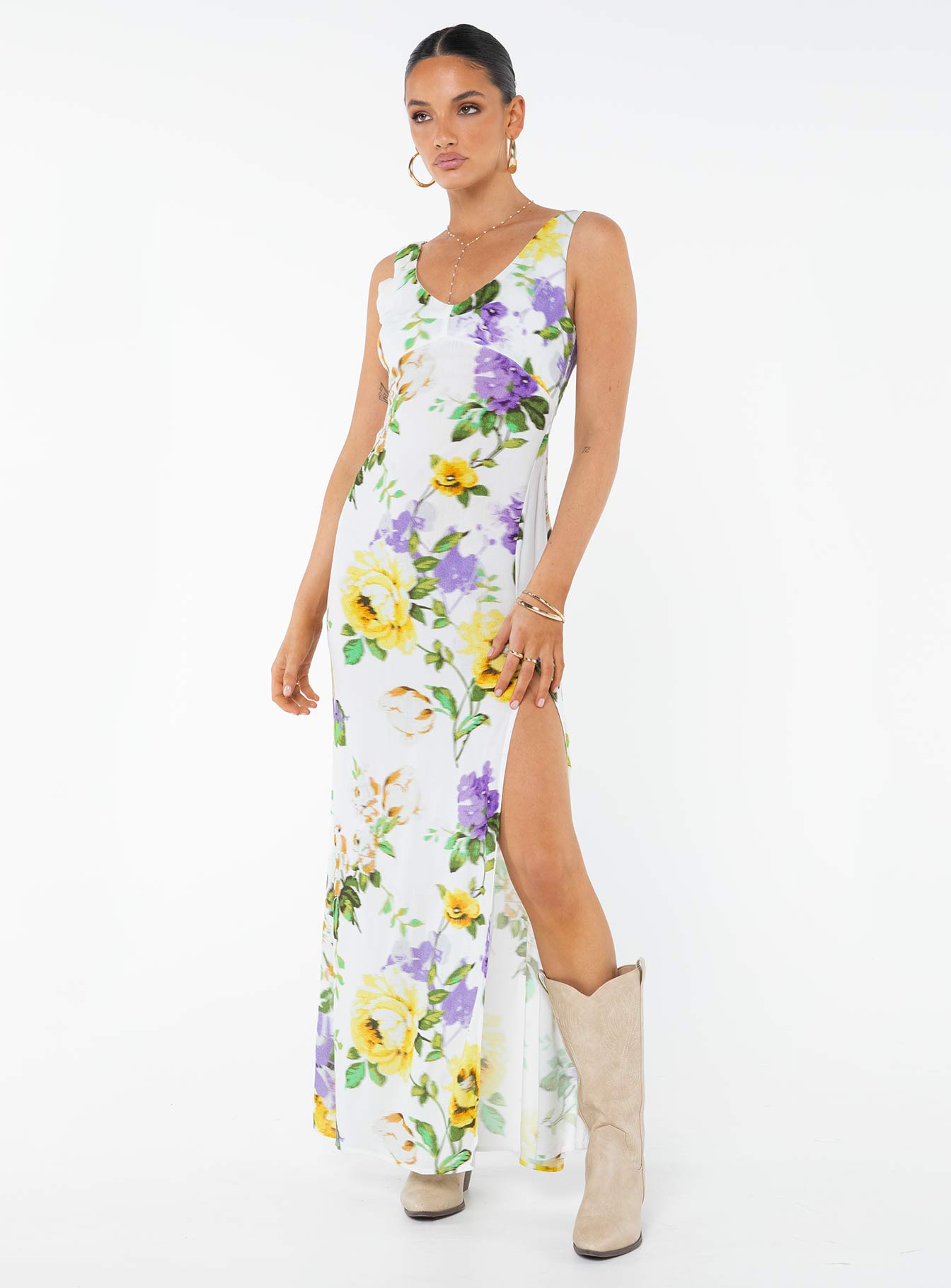 product Princess Polly Crew Neck  Shannyn Maxi Dress Multi