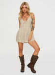 Mackellar Romper Beige