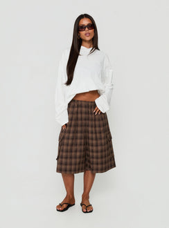Settle Down Long Sleeve V Neck Top White