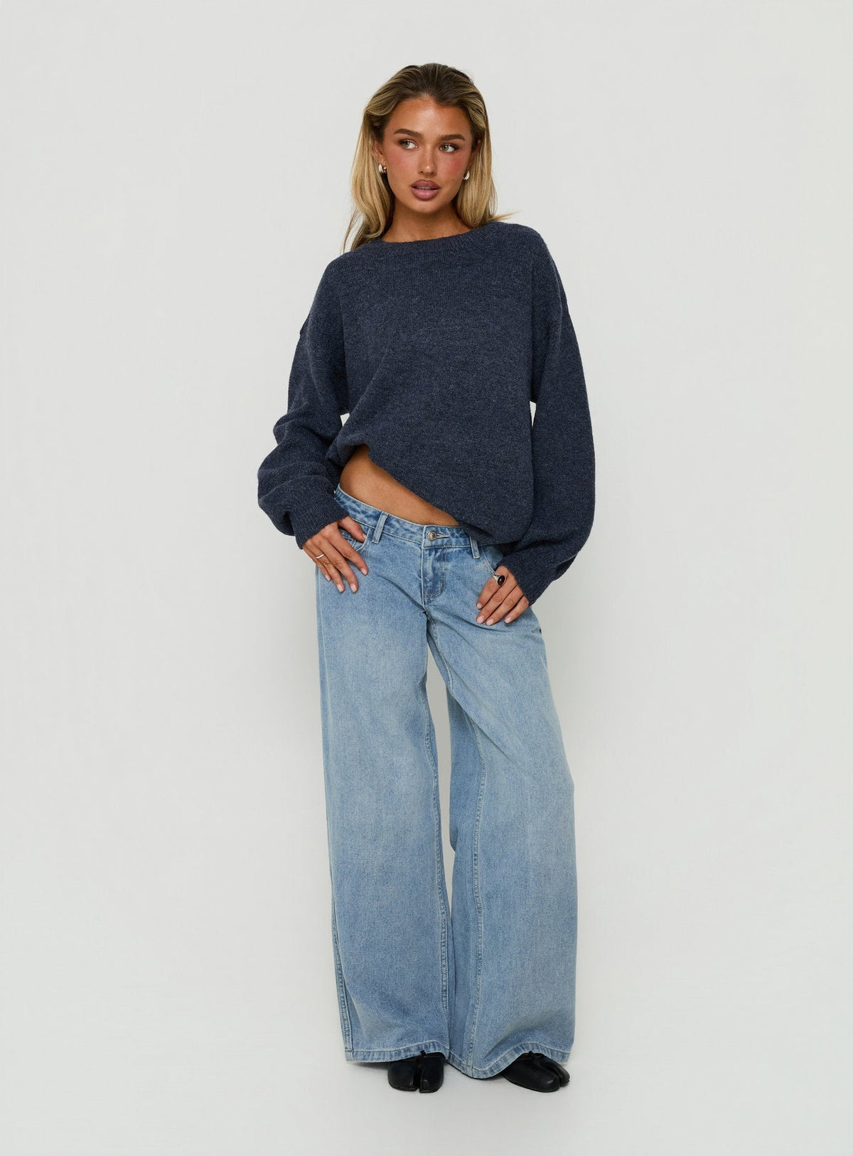 Ryanna Pullover Marineblau
