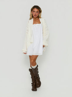 Abner Cable Cardigan Cream