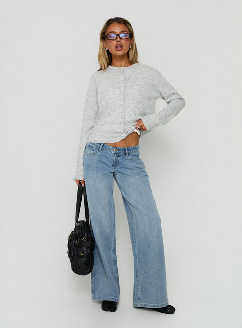 Denmark Cardigan Grau