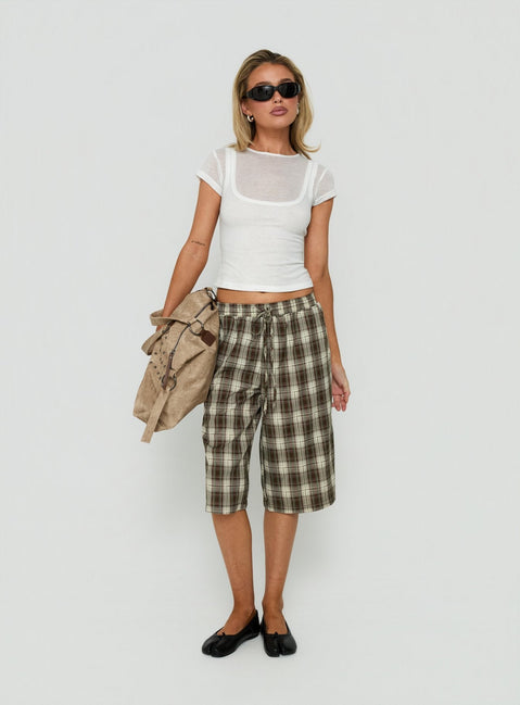 In Time Layered Top Weiß