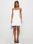 Dreams Ahead Mini Dress White