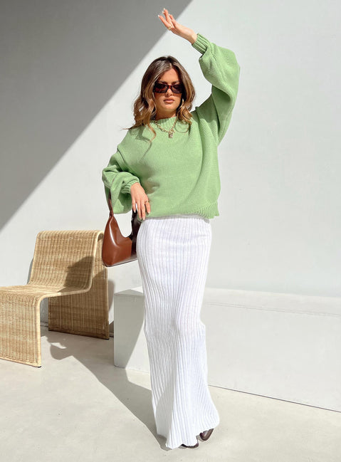 product Harmony Knit Sweater Sage Princess Polly  