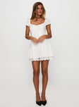 Want Your Love Playsuit White