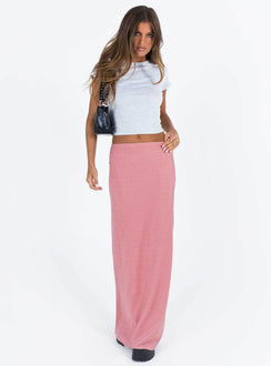 product Harriette Maxi Skirt Pink Lurex Princess Polly  Maxi 