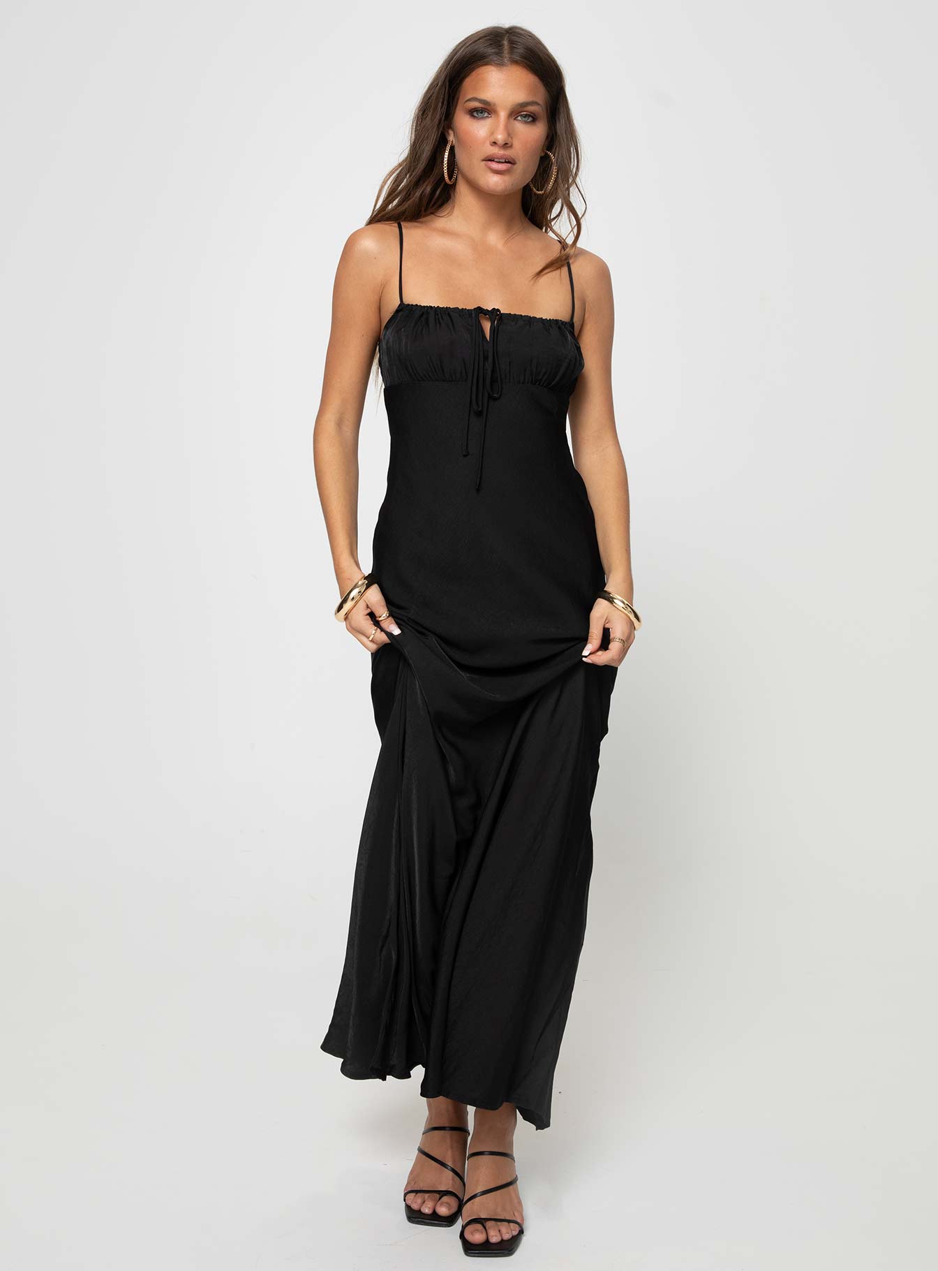 product Princess Polly Boat Neck  Noda Maxi Dress Black