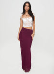 Sheer maxi skirt Low rise, bias cut Non-stretch material, unlined 