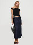 The Charmaine Maxi Skirt Navy