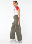 product Princess Polly  Fogarty Cargo Pants Sage