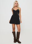 Puntine Mini Dress Black