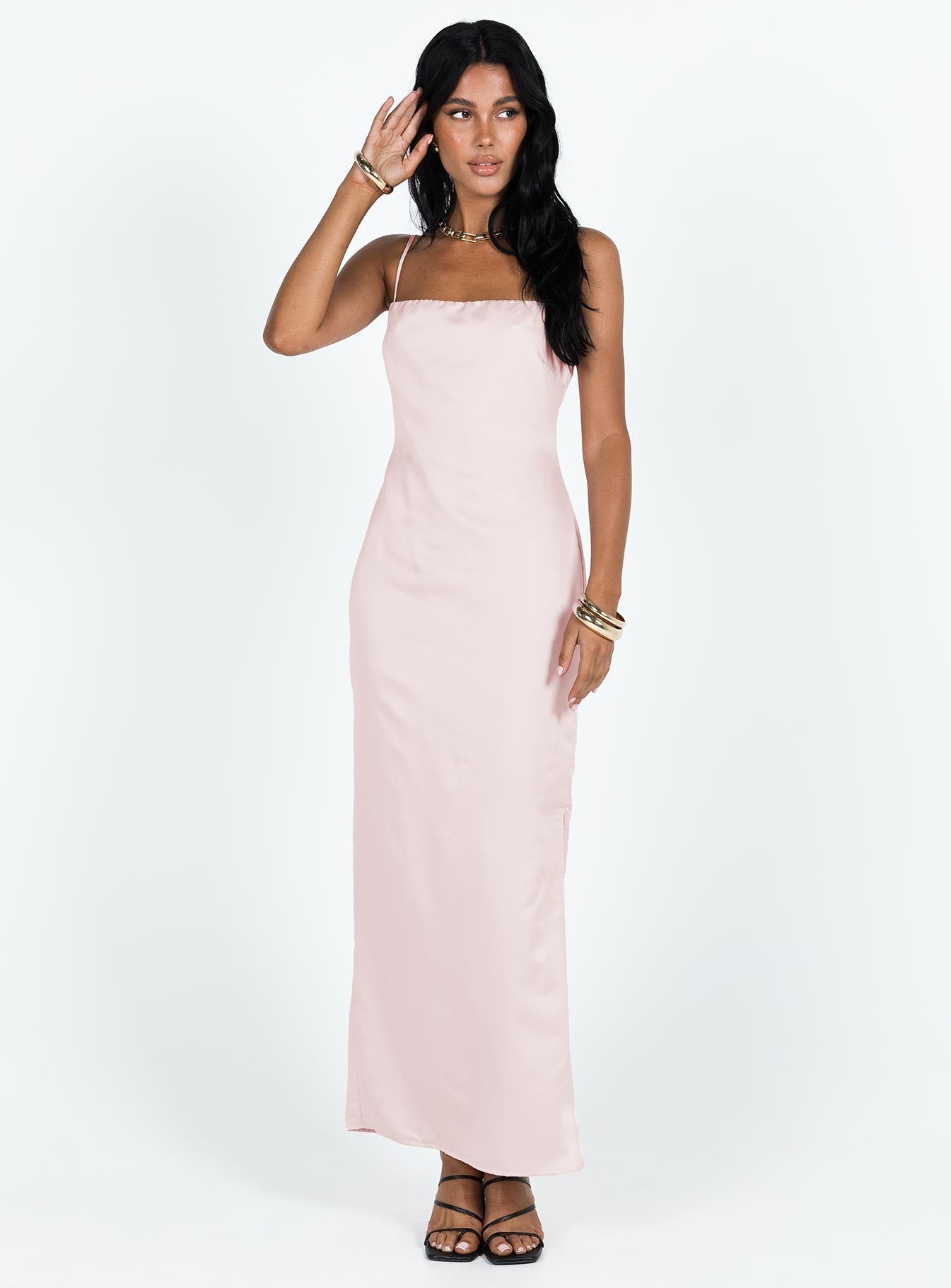 product Princess Polly Crew Neck  Emry Maxi Dress Pink
