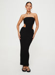 product Princess Polly Asymmetric Neckline  Olia Maxi Dress Black