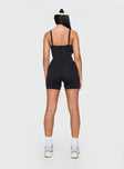 Feel Good Contour Activewear Catsuit Black