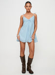 Pavlos Mini Dress Light Blue