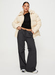 Dream Puff Technical Puffer Jacket Beige