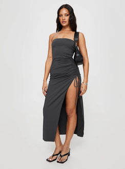 product Princess Polly Asymmetric Neckline  Caprani Maxi Dress Grey