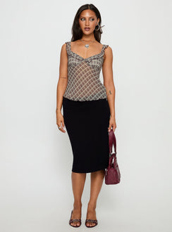 Zayliah Frill Detail Top Wine Check