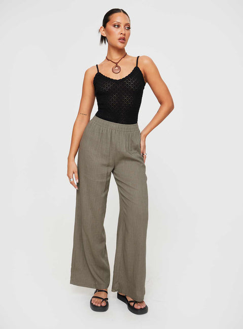 front view of model wearing Princess Polly Going For It Knit Bodysuit Black Sleeveless Asymmetric Neckline 