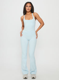 Layup Active Longline Cross Back Top Blue