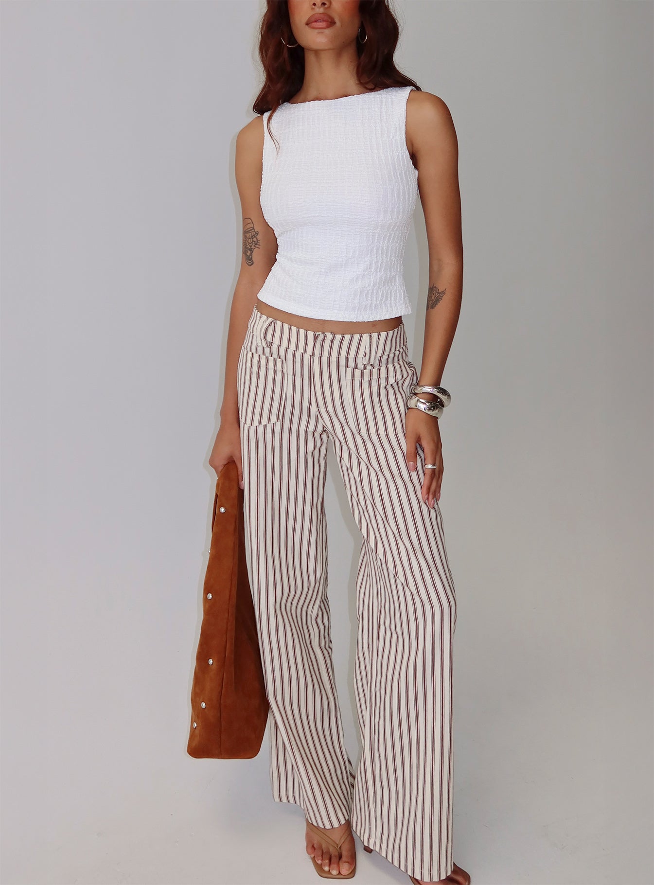 Harpur Backless Top White