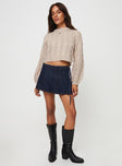 Thekla Sweater Beige Princess Polly  Cropped 