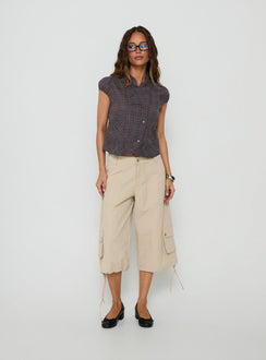 Relaxer 3/4 Cargo Trousers Beige