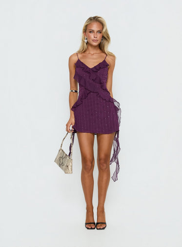 knee length dresses for ladies Frilly Dress  Romosa
