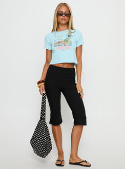 Love From Sorrento Graphic Top Blue