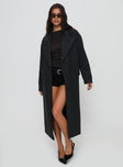 Night Shift Trench Coat Dark Grey