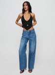 Serenitia Mid Rise Relaxed Jeans Mid Blue Wash Tall