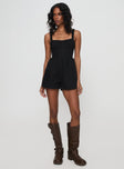 Jurnee Playsuit Black