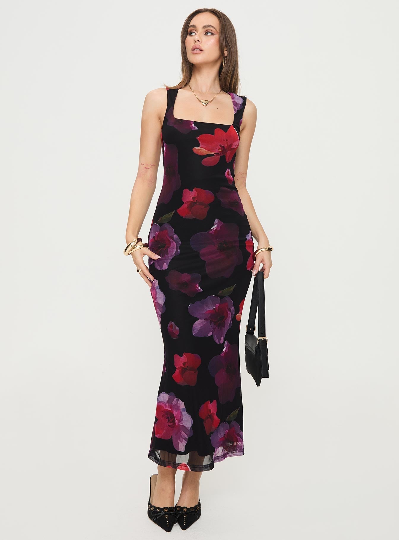 Eviana Maxi Dress Floral | Princess Polly Eviana Maxi Dress Floral | Princess Polly