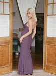 Princess Polly Square Neck  Sikora Vintage Maxi Dress Purple